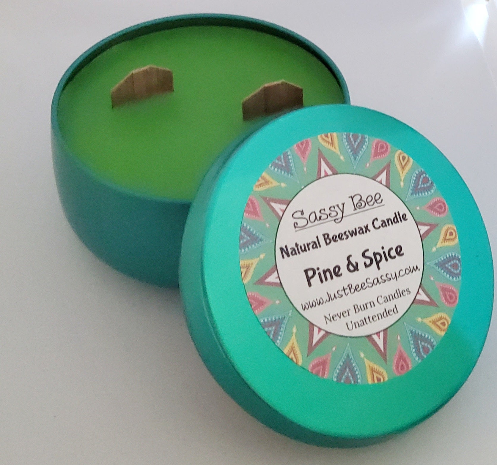 Triple Wick Beeswax Candle | Sassy Bee