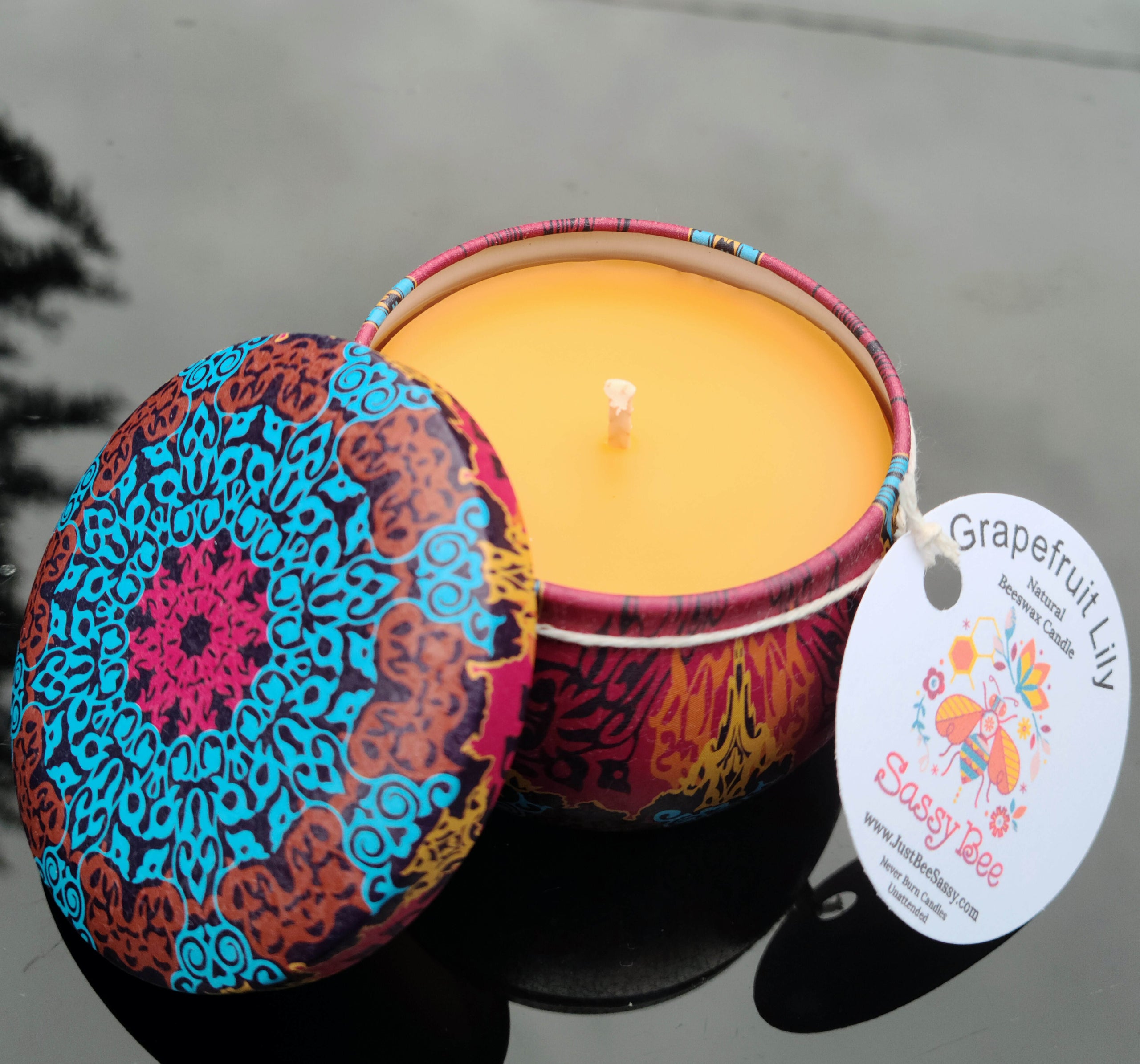 4 oz Candle Tin – Sassy Bee